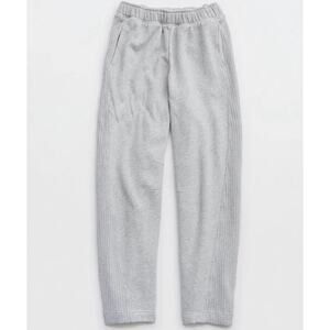 *NEW* Aerie Heather Gray Sz A Reg Oh Snap Barrel Leg Sweatpants Cozy Comfort